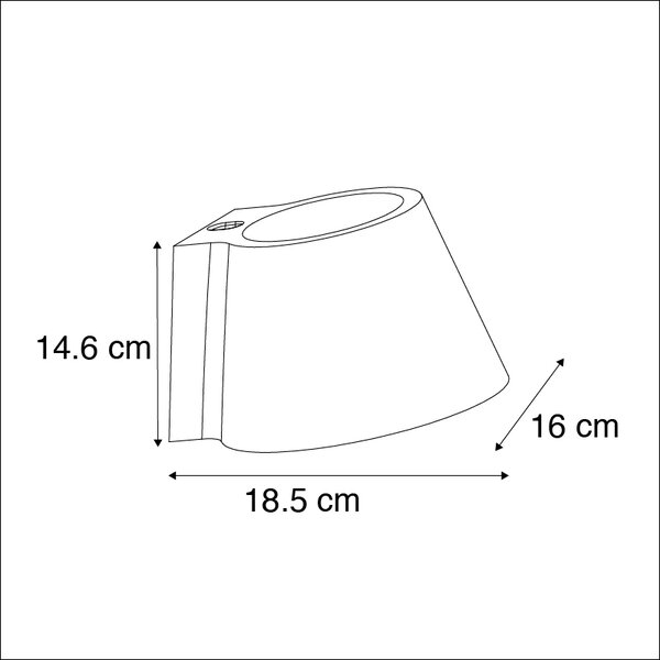 Aplică industrială din beton - Cup