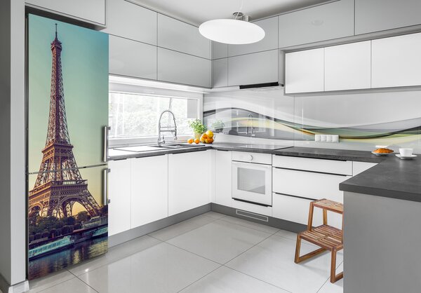 Autocolant frigider acasă turnul Eiffel