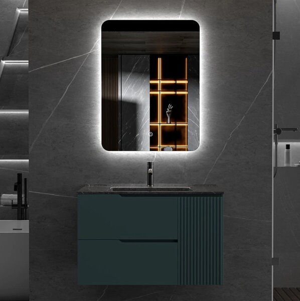 Erga Evelyn, oglinda LED 60x80cm, 2185 lm, 6500K, iluminare din spate, ERG-V01-119-6080-00