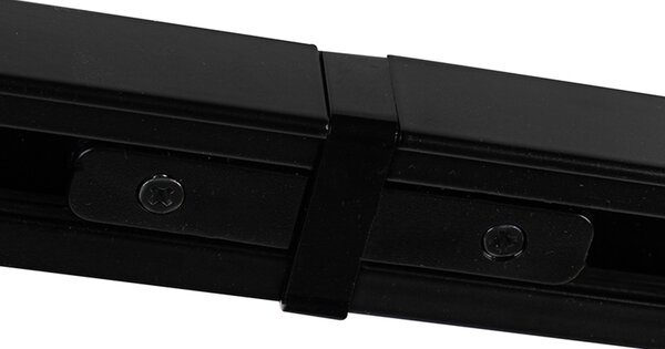 Sistem de iluminat cu șină modern cu 5 spoturi negre monofazate - Iconic Jeany
