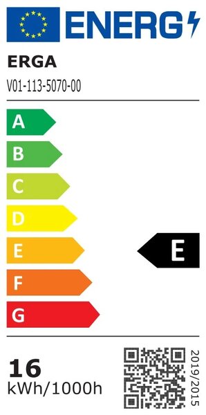 Erga Harper, oglinda LED 50x70cm, 1840 lm, 6500K, iluminare fata/spate, ERG-V01-113-5070-00