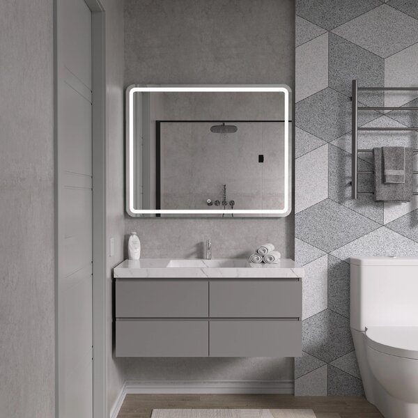 Erga Isabella, oglinda LED 100x80cm, 2760 lm, 6500K, iluminare fata/spate, ERG-V01-129-1080-00