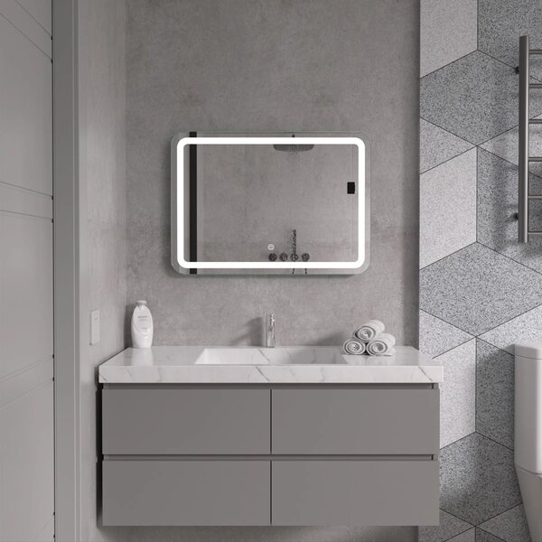Erga Isabella, oglinda LED 70x50cm, 1840 lm, 6500K, iluminare fata/spate, ERG-V01-129-7050-00