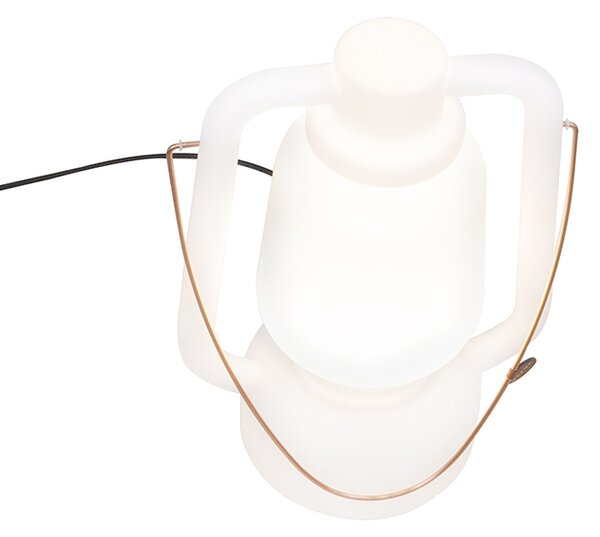 Lampă de podea albă 51 cm IP44 - Storm Large