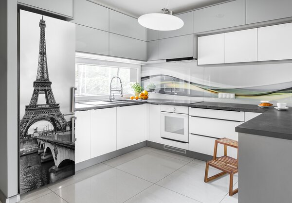 Autocolant pe frigider turnul Eiffel