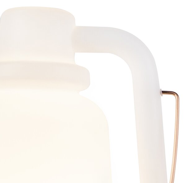 Lampă de podea albă 51 cm IP44 - Storm Large
