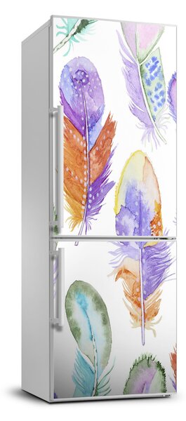Autocolant pe frigider pene colorate