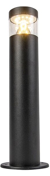 Lampă modernă pentru exterior neagră 40 cm IP44 cu LED - Roxy