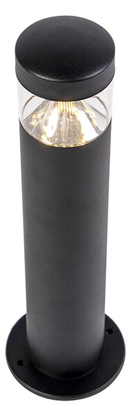 Lampă modernă pentru exterior neagră 40 cm IP44 cu LED - Roxy