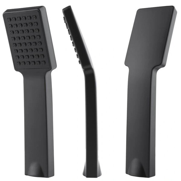 Erga Lucco, baterie lavoar cu set de duș manual, negru mat, ERG-YKA-BW.LUCCO-BLK