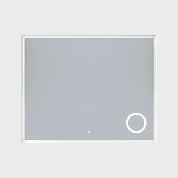 Erga Luna, oglinda LED 100x80cm cu oglinda cosmetica 3x marire, 2760 lm, 6500K, iluminare fata/spate, ERG-V01-124-1080-00
