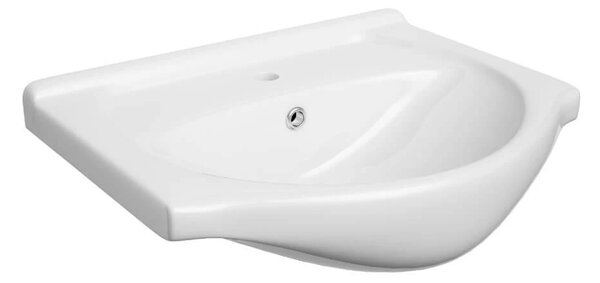 Erga Lumi, dulap chiuveta + chiuveta ceramica 50x41cm, maner alb cromat lucios, ERG-207-D-05012+1520