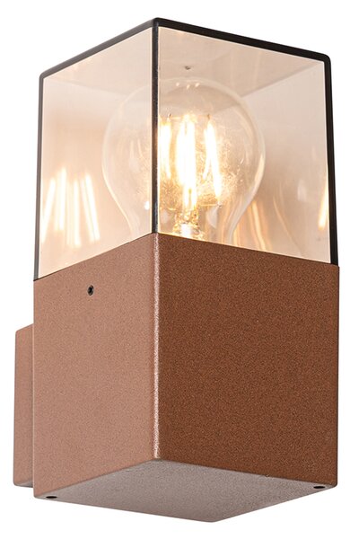 Lampă de perete exterioară industrială maro ruginit IP44 - Denmark