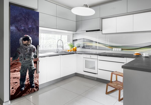 Autocolant pe frigider Astronaut