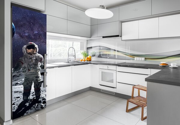 Autocolant pe frigider Astronaut