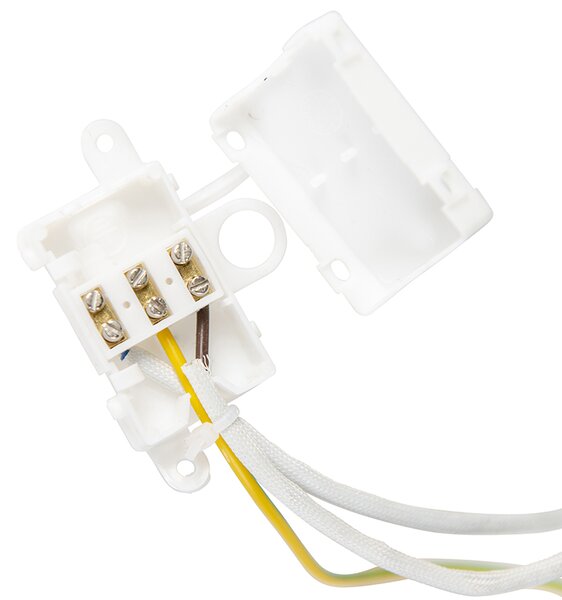 Lampa de perete clasică aurie cu abajur din catifea neagră - Combi