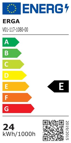 Erga Mia, oglinda LED 100x80cm, 2760 lm, 6500K, iluminare fata/spate, ERG-V01-117-1080-00