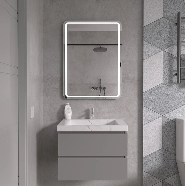 Erga Mia, oglinda LED 60x80cm, 2185 lm, 6500K, iluminare fata/spate, ERG-V01-117-6080-00