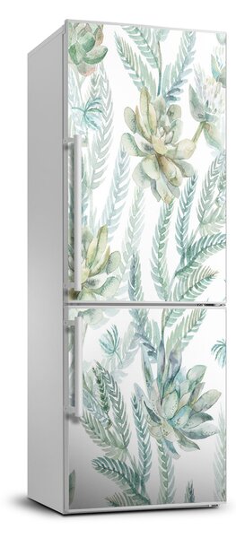 Foto Autocolant pentru piele al frigiderului model floral