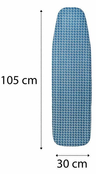 Erga Model 103, masa de calcat 125x33,5x87 cm, model argintiu-albastru, ERG-SEP-10DESPRMOD103