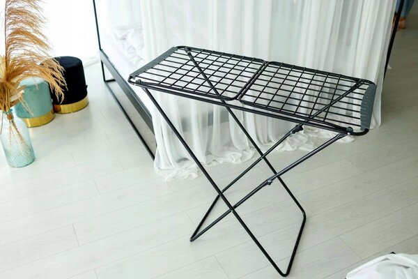 Erga Model 200 Black, uscator de rufe pliabil 178x55x106 cm, negru, ERG-SEP-10SUSSTO20BLA
