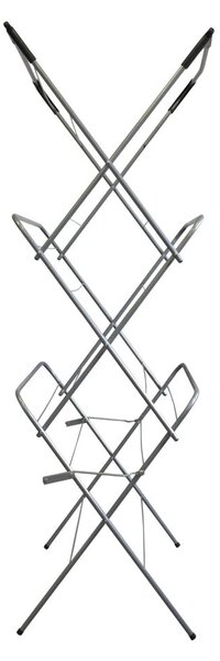 Erga Model 150, uscator de rufe pe 3 nivele 59,5x52,2x130,5 cm, matase-negru, ERG-SEP-10STWIE000A02