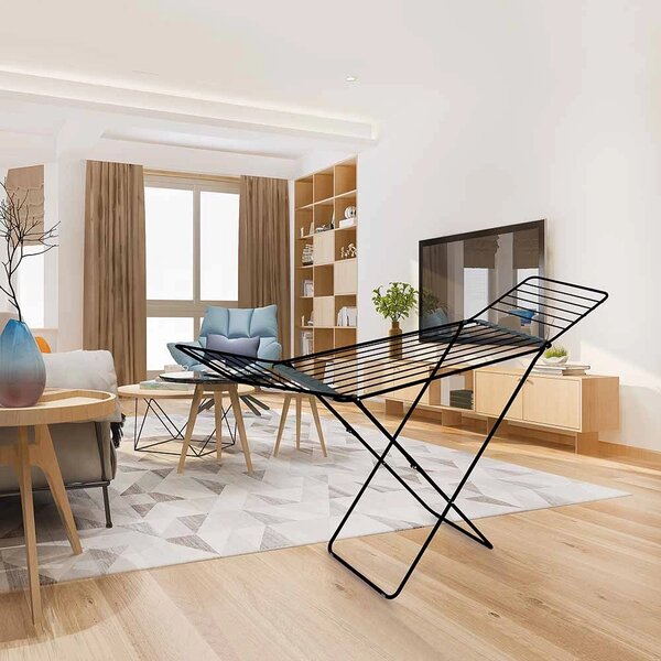 Erga Model 203, uscator de rufe 178x55x106 cm, negru, ERG-SEP-10SUSST203BLA