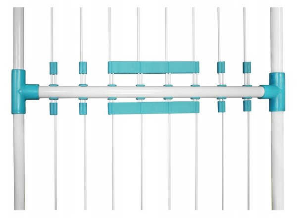 Erga Model 306U, uscator de rufe telescopic stabil 202x55x92 cm, alb-verde, ERG-SEP-10SUSSTOPROFE