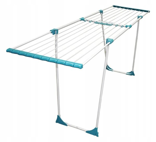 Erga Model 306U, uscator de rufe telescopic stabil 202x55x92 cm, alb-verde, ERG-SEP-10SUSSTOPROFE