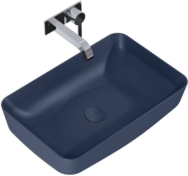 Elita Nomia lavoar 50x39 cm dreptunghiular de blat albastru mat RE040500057030