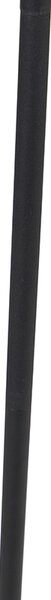 Lampa de podea de design neagra cu LED inclus cu dimmer tactil - Palka