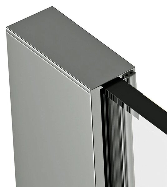 Erga Paris, șină profil pentru paravane de duș cu grosimea de sticlă de 8 mm, lungime 200 cm, crom, ERG-V02-PARIS-PROFILE-CR
