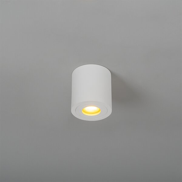 Spot de tavan rotund modern alb IP44 - Capa