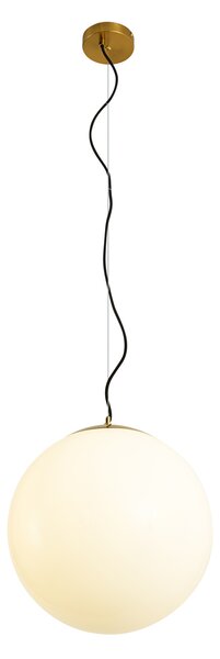 Lampă suspendată scandinavă din sticlă opal 40 cm - Ball 40