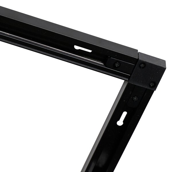 Sistem de iluminat cu șină modern cu 10 spoturi negre monofazate - Iconic Jeana