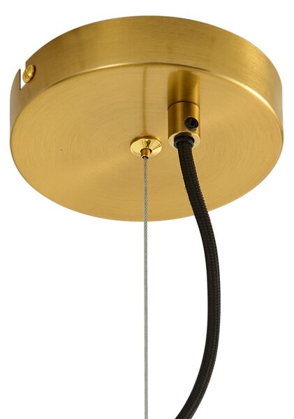 Lampă suspendată scandinavă din sticlă opal 40 cm - Ball 40