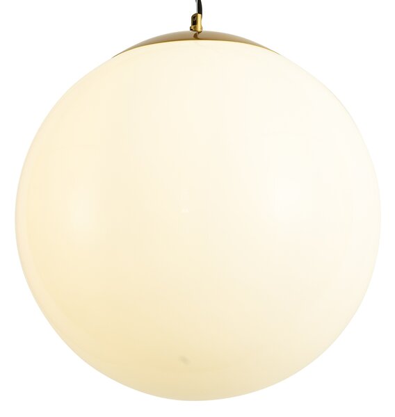 Lampă suspendată scandinavă din sticlă opal 40 cm - Ball 40
