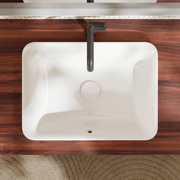 Hansgrohe Xuniva Q lavoar 55x40 cm dreptunghiular încastrat alb mat 60158450