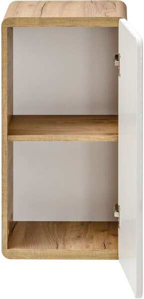 Comad Aruba White dulap 35x32x68 cm laterala pe perete alb-stejar ARUBAWHITE810FSC