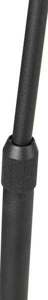 Lampă de podea modernă cu arc negru cu auriu - Arc Basic