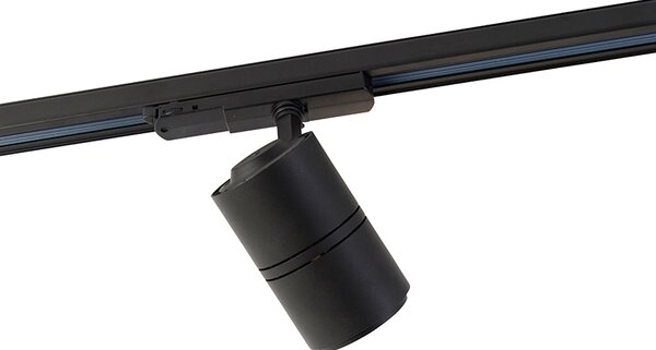 Spot modern cu șină reglabil 3 faze negru inclusiv LED 3000K - Ruler 38