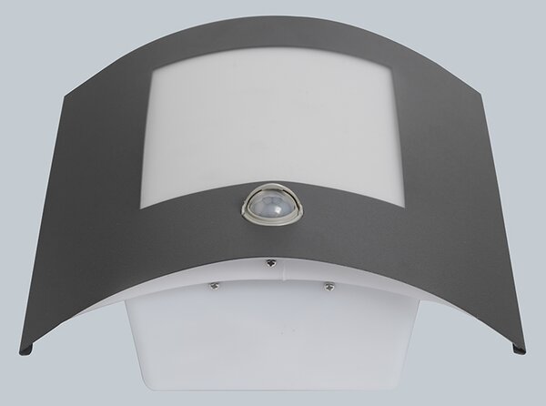Lampă de perete exterioară antracit cu senzor de mișcare IP44 - Emmerald 1
