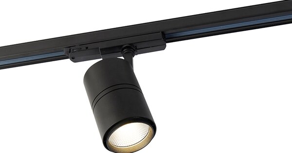 Spot modern cu șină reglabil 3 faze negru inclusiv LED 3000K - Ruler 38