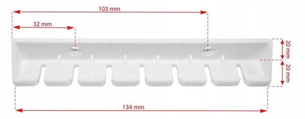 Erga Erga, cuier de tavan pentru uscarea rufelor 7x160 cm, negru, ERG-SEP-10SUSSU7PCZ16