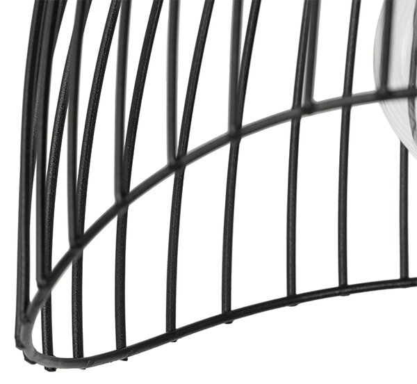 Plafoniera de design neagră 20 cm - Pua