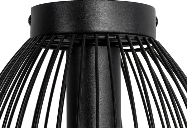 Plafoniera de design neagră 20 cm - Pua