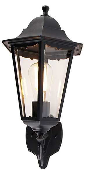 Aplică clasică de perete pentru exterior negru IP44 - Havana Up