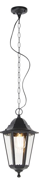 Lampă suspendată clasică de exterior neagră IP44 - Havana Up