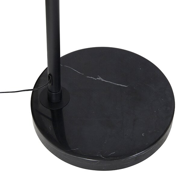 Lampadar arcuit modern negru - XXL