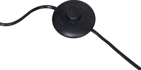 Lampadar arcuit modern negru - XXL
